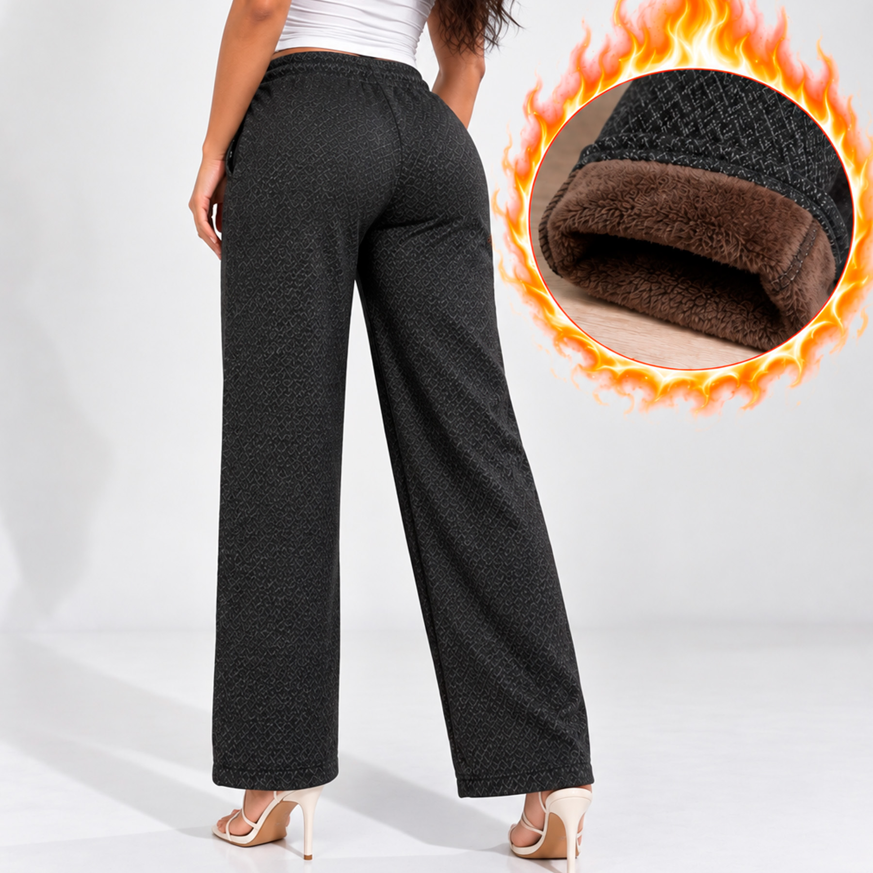 AD2652 Pantalón afelpado tipo de vestir 15958
